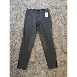 Kerrits Crossover II Knee Patch riding breeches XL‎ Obsidian Grey NWT